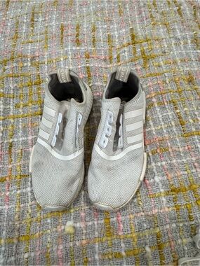 adidas NMDs in White